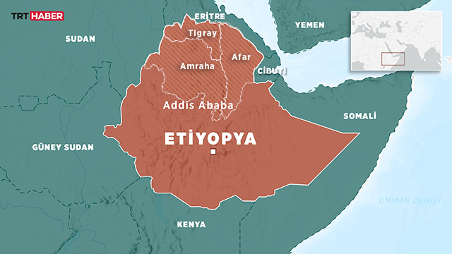 Etiyopya'da hükümet karşıtı silahlı grup TPLF ile ittifak kurdu